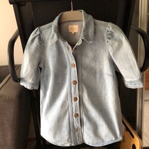 Sezane denim button down